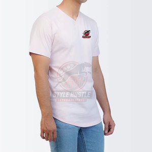 เสื้อยืดคอกว้างผู้ชายแบบ OEM ดีไซน์ใหม่ เสื้อยืดคอกว้างผู้ชายราคาดีที่สุด เสื้อยืดคอกว้างผู้ชายลำลองสำหรับผู้ใหญ่ - Product Image 2