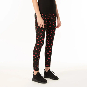 Women's Spandex/Nylon High Waist Breathable Compression Fleece Gym <b>Leggings</b> <b>Workout</b> Pants <b>Pockets</b> Active Stretch Yoga Wear - Product Image 3