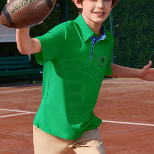 Chemises Polo de Golf pour Jeunes Garçons, Performance Extérieure, Col Classique, Vêtements de Club de Golf Junior, Anti-humidité, Extensibles, Sport - Product Image 2