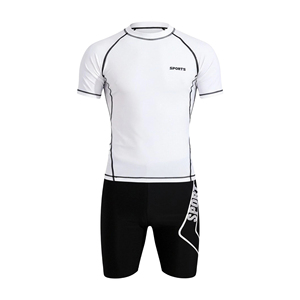 Ensemble de vêtements décontractés d'été pour hommes 2026 : T-shirt et short en coton léger, tenue de sport respirante pour la plage - Product Image 1