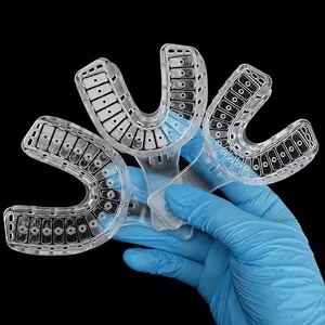 BAFA SURGICAL INSTRUMENTS Bandeja de Impresión para Implantes Dentales S/M/L, Soporte de Dientes de Plástico de Alta Temperatura, Material para Herramientas Dentales - Product Image 5