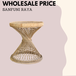 Precio al por mayor, mesa auxiliar de ratán, diseño minimalista moderno, muebles para el hogar para sala de estar, hotel, cafetería, cafetería - Product Image 4