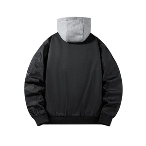 Ultimate 2-in-1 Reversible Men's Casual Windbreaker Flight Bomber <b>Jacket</b> Vintage MA1 <b>Pilot</b> <b>Jacket</b> Green - Product Image 5