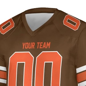 Private Label Custom Printing High Quality Men American Football Jersey <b>Top</b> Selling <b>Plus</b> <b>Size</b> Sublimated American Football Shirt - Product Image 3