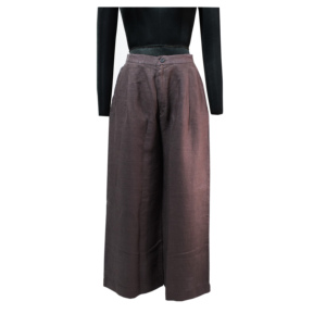Womens Linen Loose Pants High <b>Waist</b> Wide Leg Casual Summer <b>Trousers</b> Breathable Wholesale Manufacturer Factory <b>Elastic</b> <b>Waist</b> - Product Image 4