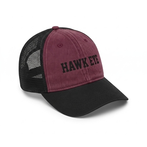 Gorra Trucker Hawk Eye de 6 Paneles, Ajustable, con Malla Frontal y Bordado, Unisex, Estilo Casual - Product Image 2