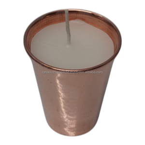 La vela perfumada de tarro de cobre Premium mejor valorada crea un ambiente relajante con aromaterapia y opciones de regalo elegantes - Product Image 3