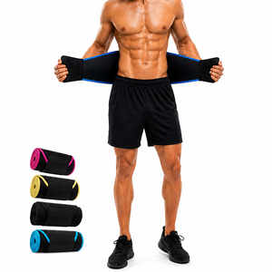 Wholesale Neoprene Waist Trimmer Belt for Men & Women Adjustable Sweat <b>Band</b> Fitness Support Belt <b>Workout</b> Waist Wrap Body Shaper - Product Image 3
