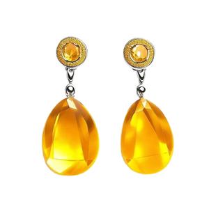 Wholesale 925 Sterling <b>Silver</b> Drop <b>Earrings</b> for Women Beautiful Fashion Jewelry Direct from India Manufacturer - Product Image 1