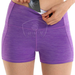 Shorts de Yoga para Mujer, Elegantes y Lisos, de Alta Calidad, Precio al por Mayor, Nuevo Diseño, Color Sólido - Product Image 4