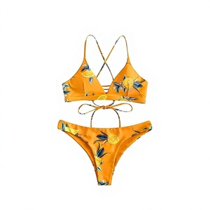 Maillot de bain athlétique pour femme, nouvelle conception, haute élasticité, respirant, look sportif, vêtements d'été, Solid Trader Custom - Product Image 1
