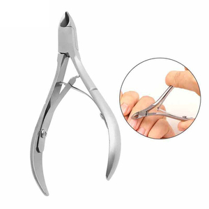 Coupe-cuticules professionnel en acier inoxydable OEM sur mesure, à lame droite et double ressort, pour manucure et pédicure, élimination des peaux mortes - Product Image 3
