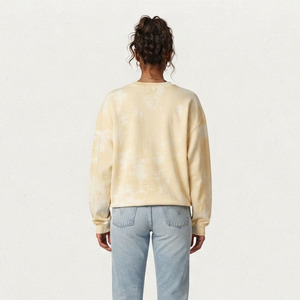 T-shirt ample et délavé pour femme, style vintage, en coton épais, à épaules tombantes - Product Image 2
