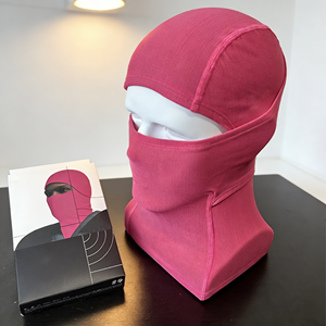 Balaclava personnalisée de qualité supérieure pour moto, homme, noir et blanc, bonnets d'hiver, hijab, masque de ski, logo personnalisé, masque de ski intégral, OEM - Product Image 6