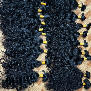 ผู้จัดจำหน่ายชั้นนำของผมมนุษย์ดิบจากอินเดียใต้แบบเป็นมัดและแบบเป็นช่อสำหรับถักเปีย - Product Image 1