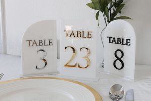 Durable Metal <b>Table</b> Number Holders with <b>Card</b> Clip for Dining <b>Table</b> Decor - Product Image 4
