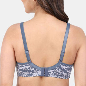 Navy <b>Blue</b> Sports <b>Bra</b> with Crossback Design for Gym Yoga Fitness - Product Image 3