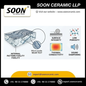 SOON CERAMIC Prix direct usine BLACK WAVE 3D-1 Grande dalle de comptoir en quartzite polie moderne et écologique - Product Image 6