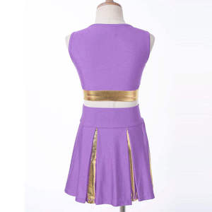 Tenues d'entraînement de cheerleading personnalisées pour femmes, vente en gros, ensembles d'uniformes de cheerleader 100% polyester - Product Image 6