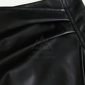 . Jupe longue en cuir véritable de haute qualité pour femmes, élégante, pour le bureau, en vente en ligne - Product Image 4