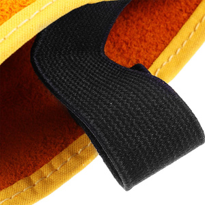 Couvre-chaussures de soudeur en cuir de vachette pleine fleur robuste, résistant à l'abrasion, protection industrielle des pieds pour la construction - Product Image 4