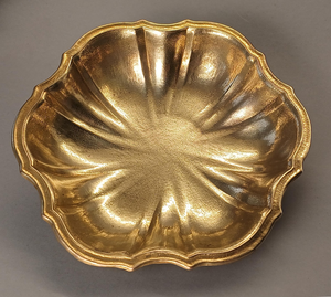 Cuenco de Latón Macizo Vintage Hecho a Mano, Cuenco Decorativo Dorado Antiguo para Decoración del Hogar, Cuenco de Latón Tradicional para Mesa - Product Image 3