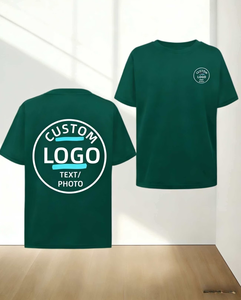 Custom <b>Logo</b> Men's T-Shirt Short Sleeve O-Neck 100% Cotton Jersey Fabric Digital Print 180g Back Print Regular Fit Casual Style - Product Image 2