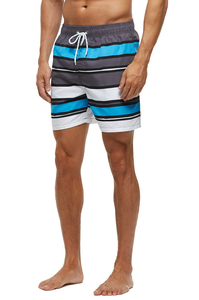 Wholesale Custom Summer Hot Bermuda Swim <b>Trunks</b> <b>Men</b> Casual Plus Size Mid Waist Loose Fit Elastic Waist Breathable Pockets Made - Product Image 6