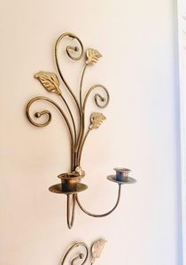 Modern Iron Wall Candle Sconce Holder For Interior Decoration In Living Room Bedroom And Hotel Lobby - Product Image 4