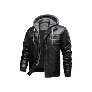 New Design Genuine Leather Jacket <b>Men</b> Waterproof Breathable Eco-Friendly Professional High Quality Fashionable Stand Winter - Product Image 1