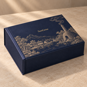 Caja Rígida Personalizada Estilo Libro para Taza y Platillo de Porcelana para Espresso - Product Image 6