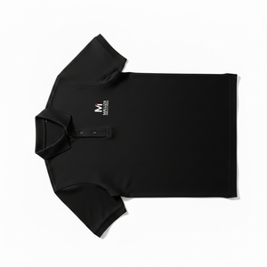 Heavy Fabric Men Polo Shirt 240gsm Pique Cotton Custom Logo Embroidery High End Business Uniform Polo Shirts For Men - Product Image 5