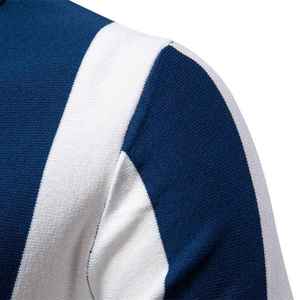 Men's Solid Knitted Breathable for <b>Shirt</b> <b>Half</b> Sleeve Regular Fit Casual Blue White Front Logo - Product Image 4
