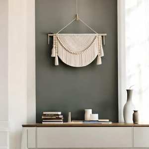 Best Selling Macrame <b>Tapestry</b> Wall Hanging Handmade Wall Art Boho Dorm Decor Macrame Wall Hangings - Product Image 2