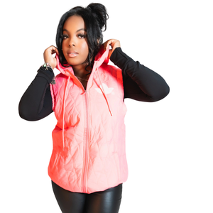 <b>Packable</b> Quilted Vest Black Women Lightweight Sleeveless Puffer <b>Jacket</b> Button Closure Outerwear Custom Casual Outdoor Layering - Product Image 3
