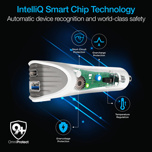 Caricabatterie per Auto N420 PD25W+2.4A con Cavo da C a MFI da 4 Piedi - Product Image 5