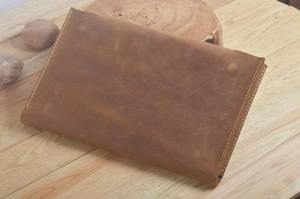 Funda de Piel Genuina para Portátil con Diseño Protector y Logotipo Personalizado al por Mayor para Hombres LS-0296 - Product Image 5