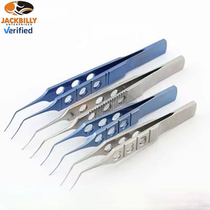 Pince manuelle en acier inoxydable pour instrument ophtalmique, implantation capselforale, capsuleorhexis, droite, angulaire, dentée, certifiée CE - Product Image 5