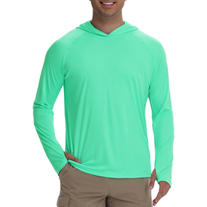 เสื้อฮู้ดป้องกันรังสียูวีสำหรับผู้ชาย – น้ำหนักเบา ป้องกันแสงแดดสำหรับการออกกำลังกาย - Product Image 1