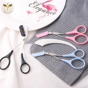 Ergonomic Grip Professional Eyebrow Scissors Beauty Care Best Quality Trimming Top Selling <b>Makeup</b> <b>Tool</b> - Product Image 6