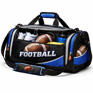 Bolsa Deportiva de Gran Capacidad 600D con Compartimento para Zapatos, Bolsa Personalizada para Equipamiento Deportivo de Fútbol, Venta al Por Mayor - Product Image 2