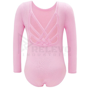 Maillots de Gimnasia Rítmica Personalizables RELEVO con Rayas Cruzadas para Competición y Actuación - Product Image 4
