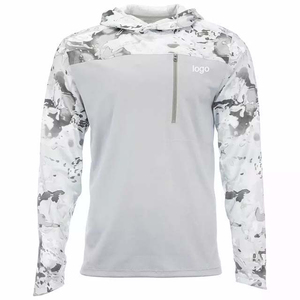 เสื้อฮู้ดดีไซน์ใหม่ กันน้ำ UPF 50 ป้องกันรังสียูวี สำหรับกิจกรรมกลางแจ้งระดับไฮเอนด์ ลายพราง ผลิตจากโพลีเอสเตอร์ เหมาะสำหรับตกปลา - Product Image 5