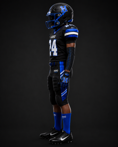 Tenue de sport personnalisée, ensemble d'uniformes de football américain, design personnalisé – Impression par sublimation de haute qualité |   Fournisseur en gros OEM - Product Image 3