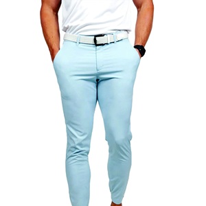 Pantalones de Golf para Hombre, de Secado Rápido, para Verano, Ropa de Trabajo, Cintura Alta, Corte Recto, Transpirables - Product Image 1