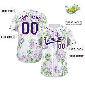 Factory Direct Supplier Customized Player Name Baseball Jersey For <b>Men</b> Own Team Design Full Button Softball Shirt - Product Image 6