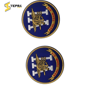 TEPRA Embroidered Circle Patch SEAL Team Six Iron-On Applique Woven Fabric <b>Badge</b> for Cloth Decoration - Product Image 2