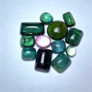 Turmalina Natural Multicolor en Cabujón, Piedra Preciosa de Calidad Premium para Joyería - Product Image 2