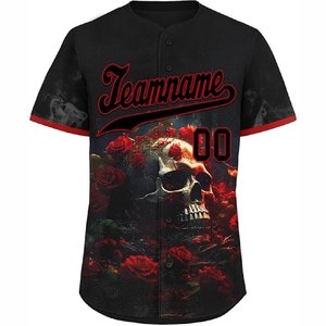 <b>Athletic</b> Sublimated Baseball Shirts with Vibrant Dye Sublimation Printing for Long Lasting Wear - Product Image 1