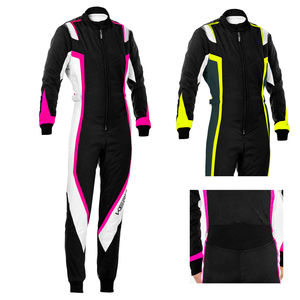 Combinaison de karting de sport automobile légère personnalisée, impression par sublimation, tissu polyester, couleurs résistantes à la décoloration, logo personnalisé, adultes - Product Image 4